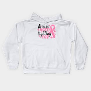 a cure worth fighting for Kids Hoodie